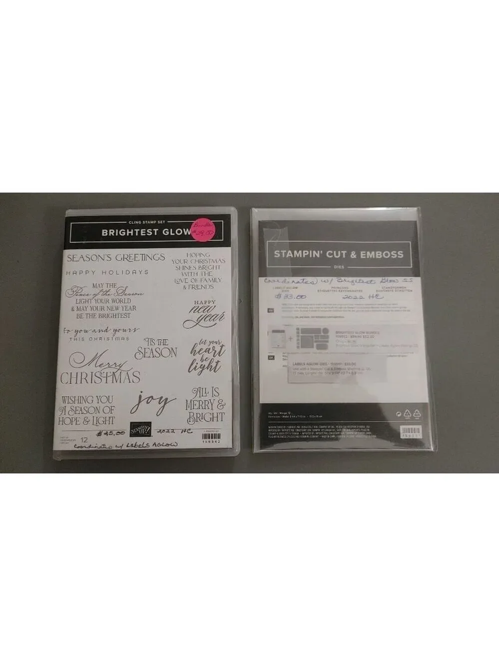 Stampin' Up! Brightest Glow + Cut & Emboss Dies